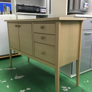 dd2748   NITORI 中古 ニトリ 北欧風ローボード ホワイトオーク材 オーランド120 サイドボード