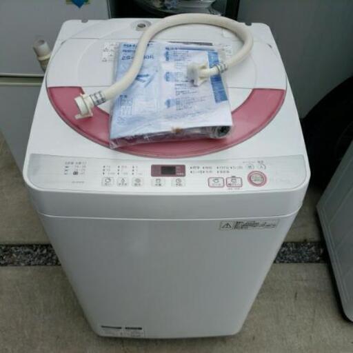 SHARP シャープ 全自動洗濯機 6.0kg ES-GE60R 2016年製