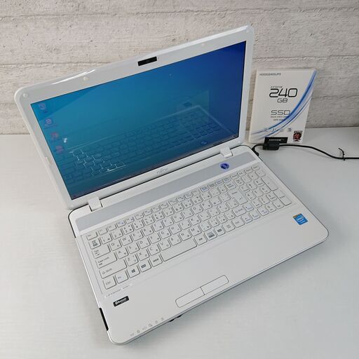 高速起動 富士通 AH30/ LノートPC 新品SSD 240GB Celeron 1005M 1.90GHz 15.6インチ メモリ4GB パソコン