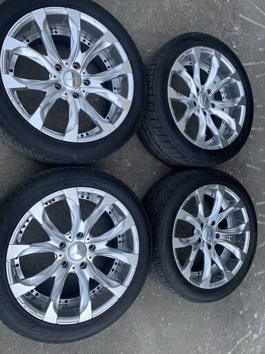 WALD ヴァルド　ジャレット22in　10j+45　PCD150　トヨタ　ランドクルーザー200　LEXUS　LX　中古美品