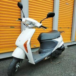 546.自賠責1年付属　高年式FI車両 レッツ5 バッテリーシー...