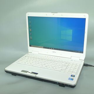 1台限定 送料無料 新品SSD-256GB搭載 ノートパソコン 中古良品 Windows10 15.6型 富士通 NF/G70 Core i5 4GB Blu-ray 無線LAN LibreOffice