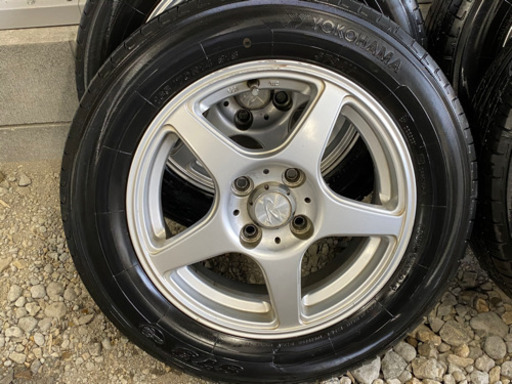 14インチ　夏タイヤ　アルミセット　165/70 R14