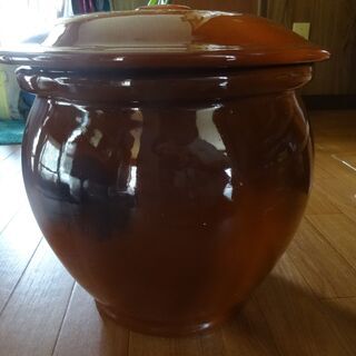 国産　常滑焼　漬物容器８号　直径３４ｃｍ　高さ３０ｃｍ　梅・みそ...