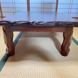 和風テーブル差し上げます。の画像