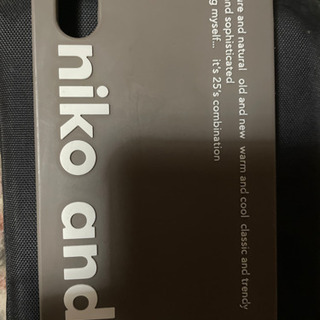 ニコアンド　iPhone X XSケース