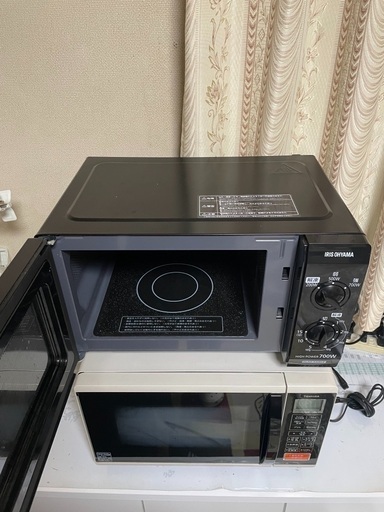 電子レンジ アイリスオーヤマ フラット式