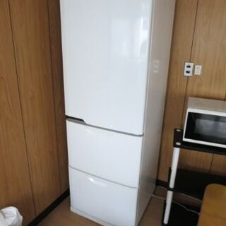 三菱冷蔵庫 MR-CU37P-W 2009年製　