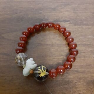 美品 水晶パワーストーン ブレスレット