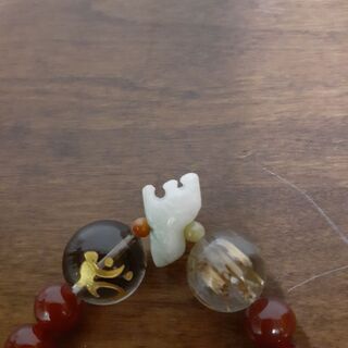 美品 水晶パワーストーン ブレスレットの画像
