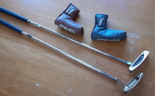 美品!!! 希少!!!纏めて2本 ピン アイソフォース Iso-Force 「アンサーF」&「ジィング２F」ヘッドカバー付き