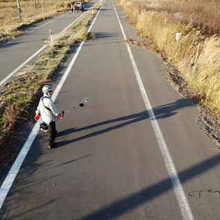 解体現場、草刈り、集草