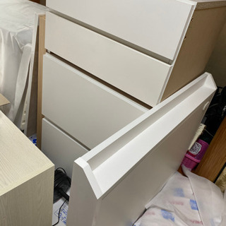 ニトリ大容量ベッド、マットレスの画像