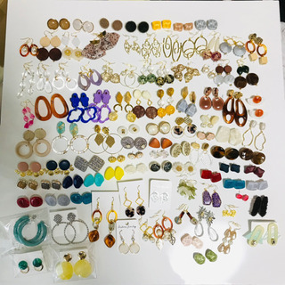 ハンドメイド　ピアス　100点