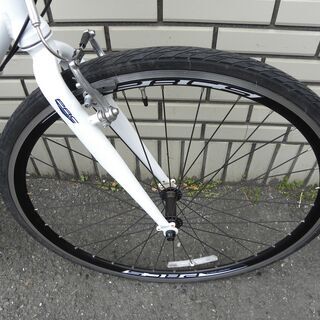 クロスバイク 700C】PRECISION Sports プレシジョン 白 ホワイト