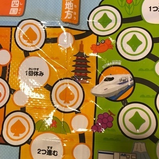 プラレール　すごろく　シートの画像