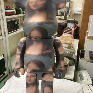 【BE a RBRICK LEONARD DE VINCI Mona Lisa 1000％】国内正規品 モナリザ ベアブリック Medicom Toy ダビンチ メディコムトイ 化粧箱ダメージ有の画像
