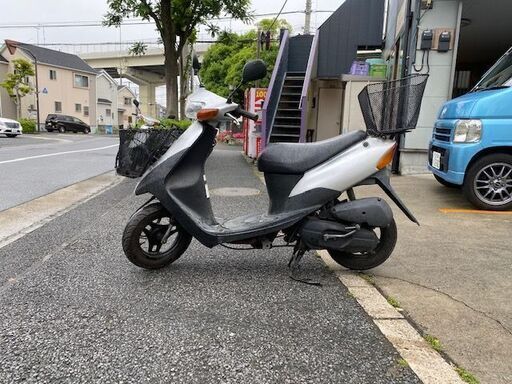 ☆快速!! 2stエンジン　スズキ レッツ2　シルバー♪