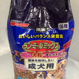 ドッグフード ラン・ミールミックス 成犬用 3.2キロ ビーフと...