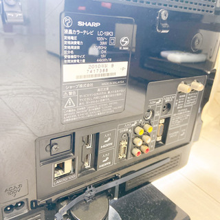 【お渡し先決まりました】テレビ　SHARP AQUOS LC-19K3 2010年製 19型 美品 リモコン付きの画像