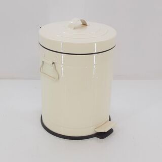 ペダル付きゴミ箱 スチール製 小型ダストボックス　/DJ-0064-H