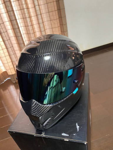 【商談中】シンプソン風カーボンヘルメット Mサイズ
