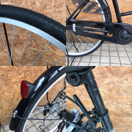 SUNTRUST サントラストシングル 26インチ シティサイクル 黒 2020