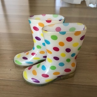 雨ガッパと長靴セットの画像