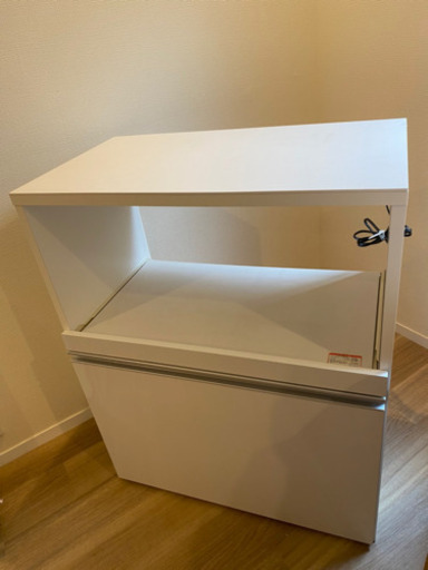 ☆ディノス 人工大理石 ダストボックス付きレンジ台☆