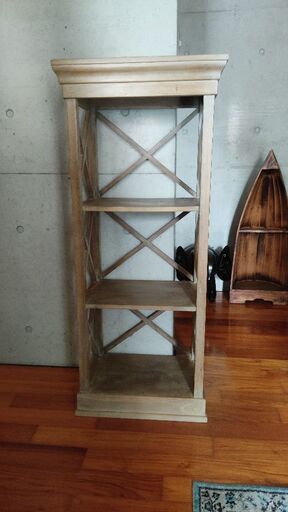 北欧風 家具　木製ラック　小