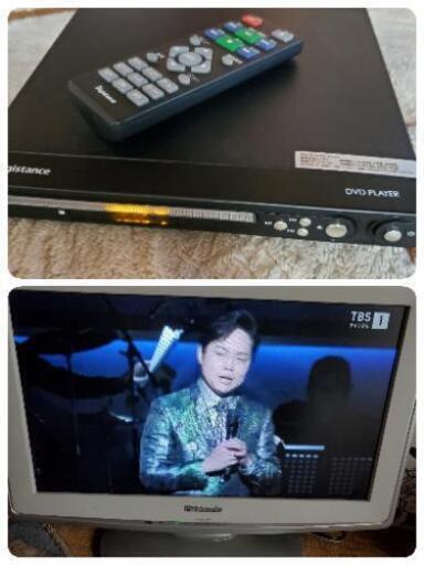 DVDプレイヤー\u0026 液晶テレビのセット    商談中です