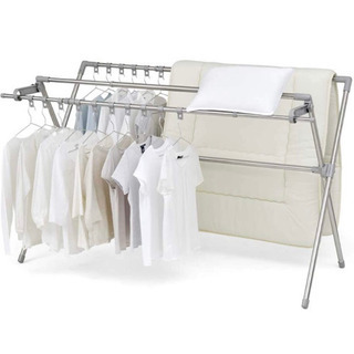 アイリスオーヤマ ステンレス多機能物干し