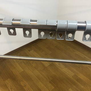 アイリスオーヤマ ステンレス多機能物干しの画像