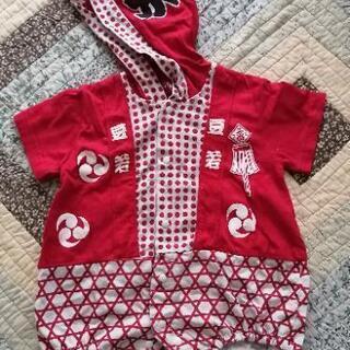 ハッピ風ロンパース80サイズ