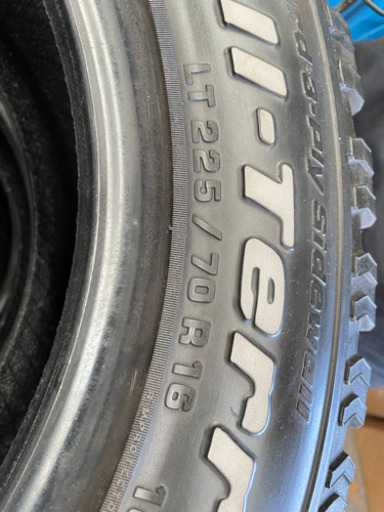 BF-G KO 225/70r16 4本　ジムニーなどに