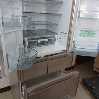 完動品 日立 ノンフロン冷凍冷蔵庫 R-XG5100H 505L 日立 真空チルド R