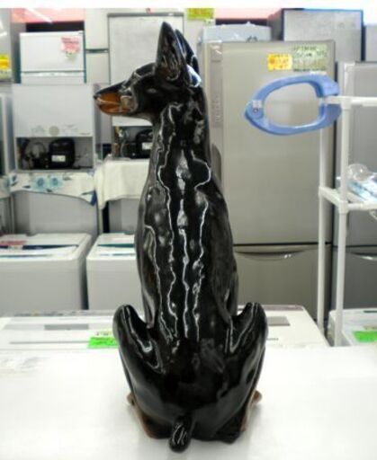 ドーベルマン 犬の置物 オブジェ 置物 犬 インテリア 札幌市 西岡店