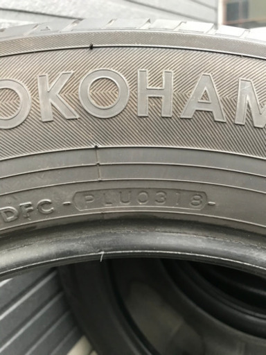 中古■８分山■4本セット■225/60R17 YOKOHAMA Blu Earth E70 2018年製 クルーガー エクストレイル 