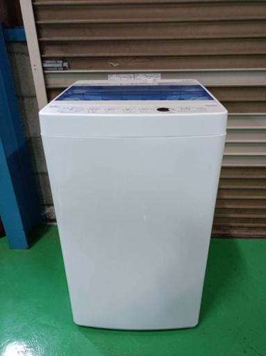全品半額SALE‼️美品✨ /Haier/ハイアール/2018年製/全自動電気洗濯機/4.5kg/JW-C45CK/配送可能/11000円→5500円✨/0516s