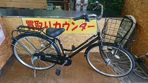 【愛品館市原店】  SOLID（ｿﾘｯﾄﾞ）　27インチシティーサイクル 【管理IHU042562-104】