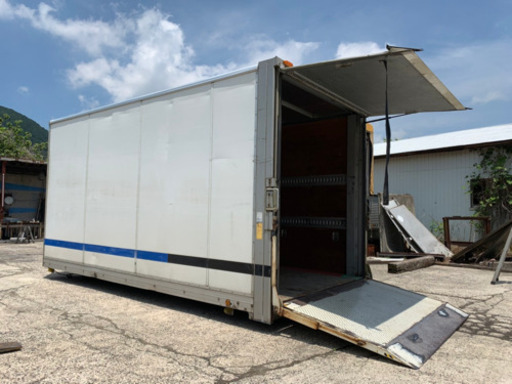 No.506 アルミバン 2ｔ 車  ワイド ロング アルミ箱 バイク倉庫 トラックコンテナ 米 保管庫 物置 DIY