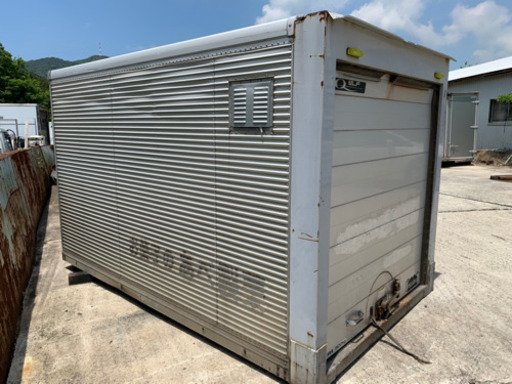 No.507 アルミバン 2ｔ 車 アルミ箱 バイク倉庫 トラックコンテナ 米 保管庫 物置 DIY