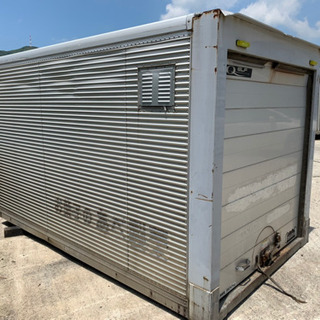 No.507 アルミバン 2t 車 アルミ箱 バイク倉庫 トラックコンテナ 米