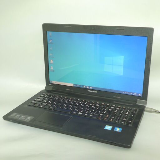 1台限定 送料無料 ノートパソコン 中古良品 Windows10 15.6型 Lenovo B590 Celeron 4GB 500G DVDマルチ 無線 Wi-Fi webカメラ LibreOffice