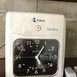 TOKAIタイムカードレコーダー。可動チェック済み