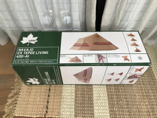 ロゴス　ナバホEX Tepeeリビング400-AI テント 新品