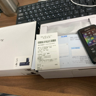 ほぼ未使用品 SONY ウォークマン Sシリーズ NW-S13K Bの画像
