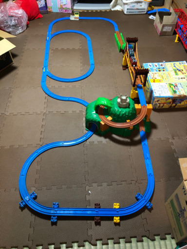 [売切れ]プラレールトーマス　ぐらぐらつり橋とどきどきマウンテンWセット