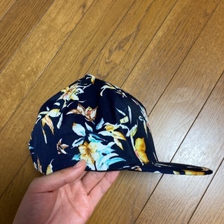 花柄キャップの画像