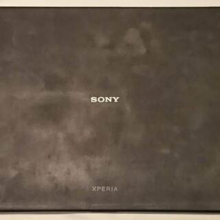 ジャンク品 SONY Xperia Z2 Tablet SGP512JP/B 元箱・取扱説明書・保証書・卓上ホルダ・別売り保護カバー付きの画像